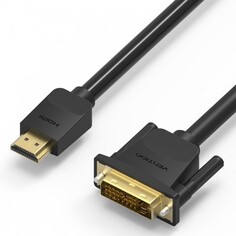 Кабель Vention ABFBH HDMI 19M/DVI-D Dual link 25M - 2 м.