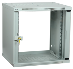 Шкаф ITK LWE3-09U53-GF LINEA WE 9U 550x350мм дверь стекло серый