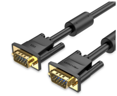 Кабель интерфейсный VGA-VGA Vention DAEBH 15M/15M с 2 ферритовыми фильтрами - 2м.