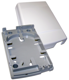 Коробка Lanmaster LAN-HCS-FOMB4 отическая на 4 адаптера SC, пластик