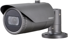 Видеокамера IP Wisenet QNO-6082R 2МП уличная цилиндрическая с функцией день-ночь (эл.мех. ИК фильтр) и ИК подсветкой до 30 м.; встроенный моторизованн