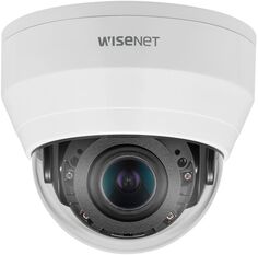 Видеокамера IP Wisenet QND-8080R 5МП внутренняя купольная с функцией день-ночь (эл.мех. ИК фильтр) и ИК подсветкой до 20 м.; встроенный моторизованный