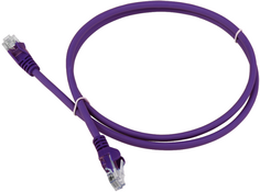 Кабель патч-корд U/UTP 6 кат. 2м Lanmaster LAN-PC45/U6-2.0-VI фиолетовый