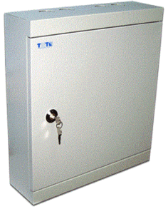 Коробка распределительная TWT TWT-DB10-40P/KM на 40 плинтов (400 пар), металлическая, с замком