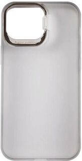 Чехол Usams US-BH780 УТ000028085 пластиковый с подставкой для iPhone 13 mini, с силиконовым краем, белый (IP13MNYY02)
