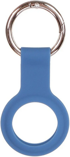 Чехол Hoco Silicone+Metallic УТ000025632 брелок для Apple AirTag, голубой