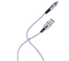 Кабель интерфейсный Usams SJ431 УТ000021047 USB/Lightning с индикатором, 1м, силиконовый, фиолетовый (SJ431USB04)
