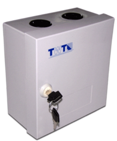 Коробка распределительная TWT TWT-DB10-10P/L на 10 плинтов (100 пар), упрощенная, пластик, с замком