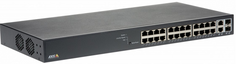 Коммутатор Axis T8524 POE+ NETWORK SWITCH 01192-002 управляемый гигабитный коммутатор PoE+. 2 SFP/RJ45 uplink порта и 24 PoE+ портов с общей мощностью