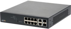 Коммутатор Axis T8508 POE+ NETWORK SWITCH 01191-002 управляемый гигабитный безвентиляторный PoE+. 2 SFP/RJ45 uplink порта и 8 PoE+ портов с общей мощн