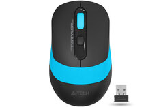 Мышь Wireless A4Tech FG10 BLUE черно-синяя, 2000dpi, USB