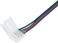 Коннектор Lamper 144-008 питания (1 разъем) для RGB светодиодных лент шириной 10 мм