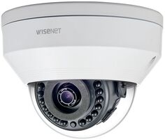 Видеокамера IP Wisenet LNV-6010R 1/2.9" CMOS, 2Мп, 30к/сек, цв. 0,18/ 0лк с ИК подсветкой; H.264, M-JPEG, антивандальная, 3 мм, 102°, день/ночь (эл.ме