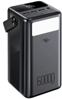 Аккумулятор внешний портативный ITEL Maxpower 600PF 1911953 60000mAh 5A черный