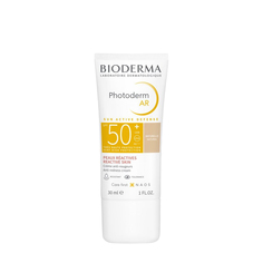 BIODERMA BIODERMA Солнцезащитный тонирующий крем для реактивной кожи лица SPF 50+ Photoderm AR, оттенок natural 30 мл