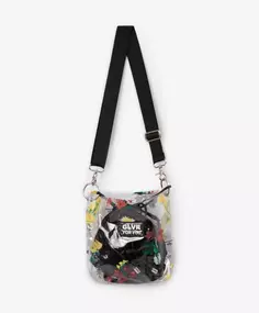 Прозрачная сумка с цветочным принтом Gulliver (One size)