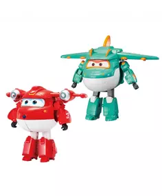 Набор из 2х трансформеров Джетт и Тино Супер Крылья Super Wings