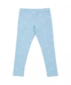 Леггинсы с принтом голубые для девочки Button Blue (110)