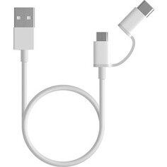 Кабель Xiaomi Mi 2-in-1 USB Cable Micro-USB to Type C 30см SJX02ZM (SJV4083TY)