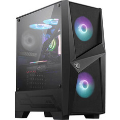 Корпус MSI MidiTower MAG FORGE 100R (ATX, 2xUSB 3.2, 2x120mm ARGB Fan, 1x120mm black Fan, Front metal MESH, TG) (306-7G03R21-809)