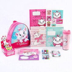 Подарочный набор в рюкзаке для девочки, 10 предметов, коты аристократы Disney