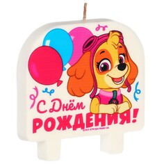 Свеча для торта PAW Patrol