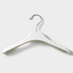 Плечики - вешалка для одежды, широкие плечи, 31×4×17 см, цвет белый NO Brand