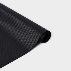 Коврик противоскользящий ladо́m elegiam, 30×90 см, цвет черный