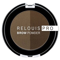 Тени для бровей relouis pro brow powder
