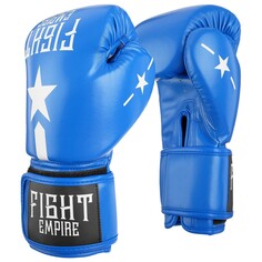 Перчатки боксерские fight empire, 16 унций, цвет синий