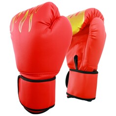 Перчатки боксерские детские, красные, размер 6 oz NO Brand