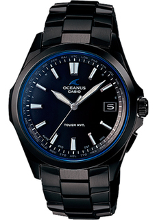 Японские наручные мужские часы Casio OCW-S100B-1AJF. Коллекция Oceanus