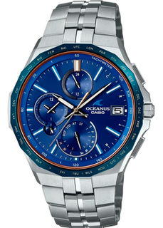 Японские наручные мужские часы Casio OCW-S5000F-2AJF. Коллекция Oceanus
