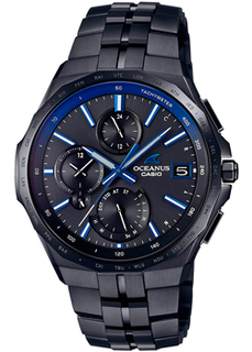 Японские наручные мужские часы Casio OCW-S5000B-1AJF. Коллекция Oceanus