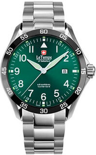 Швейцарские наручные мужские часы Le Temps LT1040.14BS01. Коллекция Air Marshal