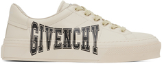 Бежевые спортивные кроссовки City Givenchy