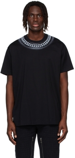 Черная футболка Chito Edition с тиснением на цепочке Givenchy