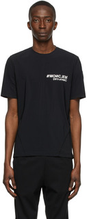 Черная футболка Гренобль Moncler Grenoble