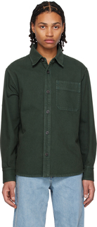 Зеленая рубашка Basile A.P.C.