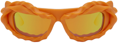 Оранжевые витые солнцезащитные очки Ottolinger