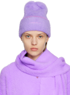 Фиолетовая шапка &apos;Le Bonnet Neve&apos; Jacquemus