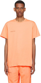 Оранжевая футболка из органического хлопка PANGAIA