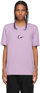7 Фиолетовая футболка с вышитым логотипом Moncler FRGMT Hiroshi Fujiwara Moncler Genius