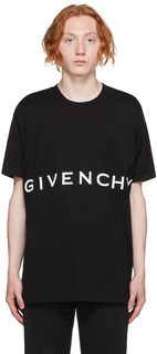 Черная футболка оверсайз 4G Givenchy