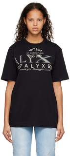 Черная футболка с принтом 1017 ALYX 9SM