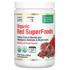 Органический порошок для напитков Red SuperFoods California Gold Nutrition, 300 гр