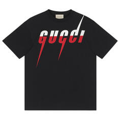 Футболка Gucci Blade Print, черный