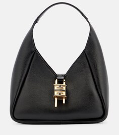 Кожаная сумка через плечо G-Hobo Mini Givenchy, черный