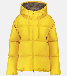 Пуховик Асарет MONCLER, желтый