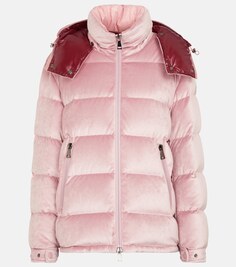 Стеганая бархатная куртка Holostee MONCLER, розовый